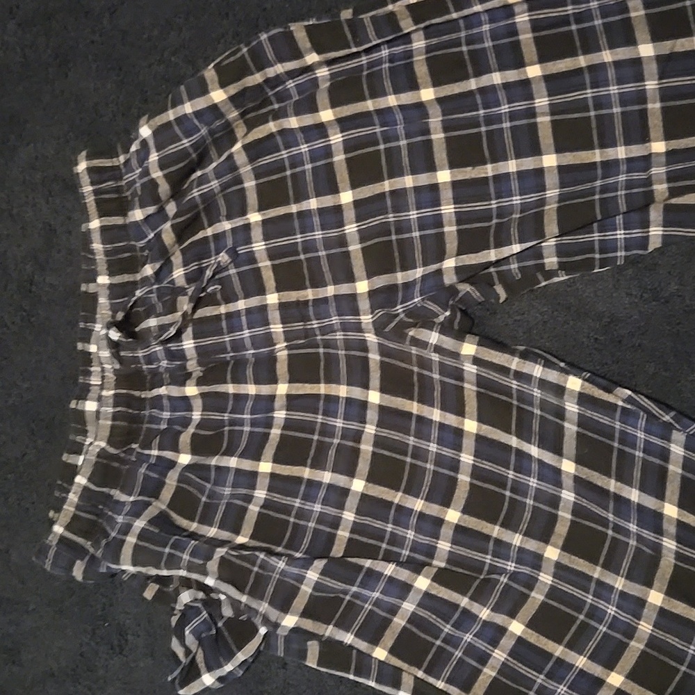 Hanes flannel lounge wear pants